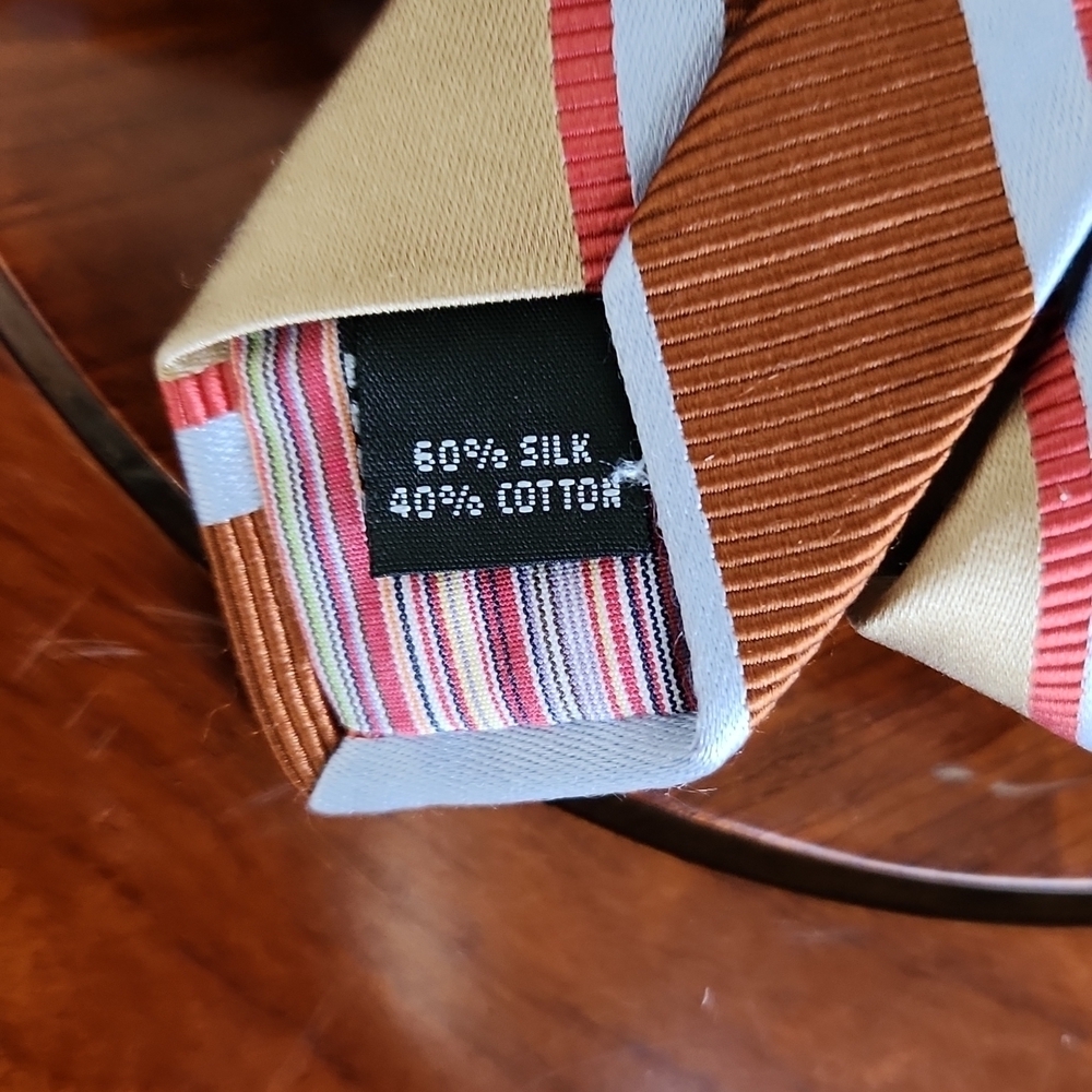 Ted Baker London Diagonal Stripe Silk Tie - Picture 2 of 4